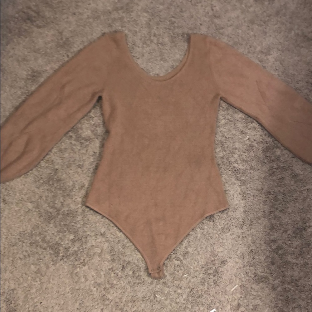 Abercrombie Scoopneck Sweater Bodysuit